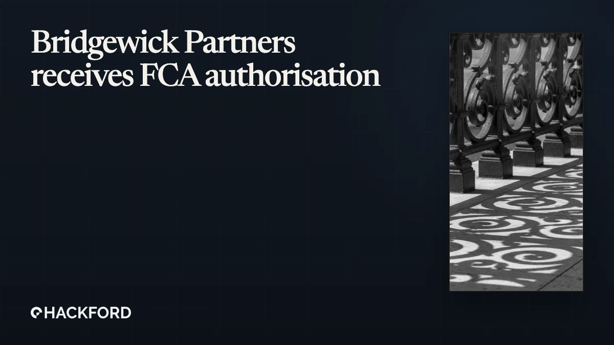 Private client adviser Bridgewick Partners receives FCA authorisation