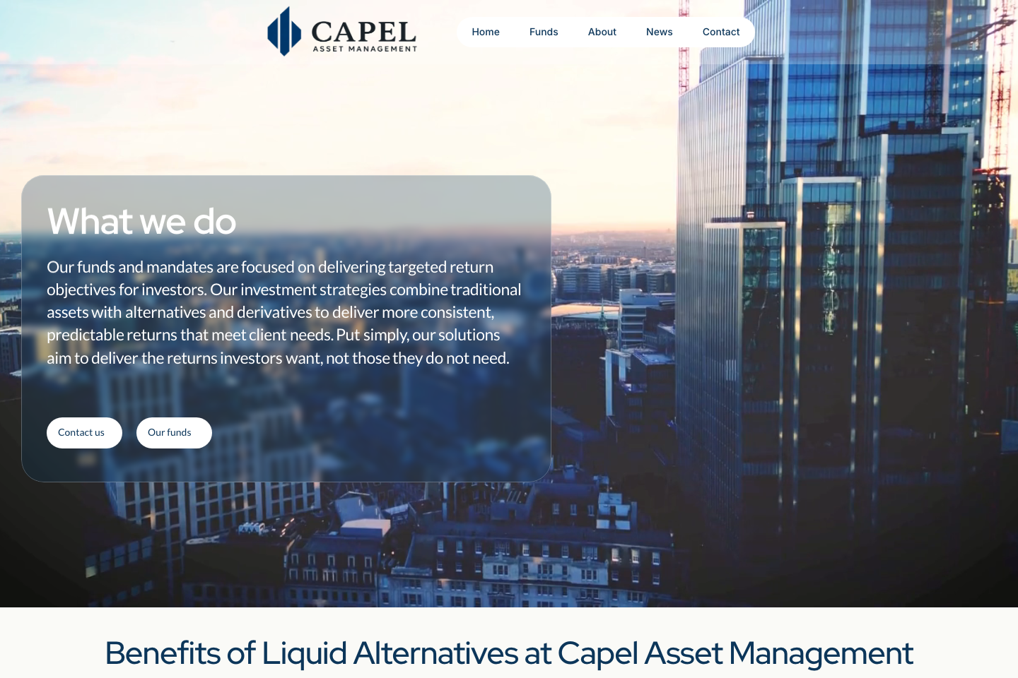 Capel Asset Management website