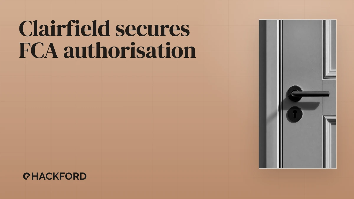 M&A advisory Clairfield secures direct FCA authorisation for UK entity