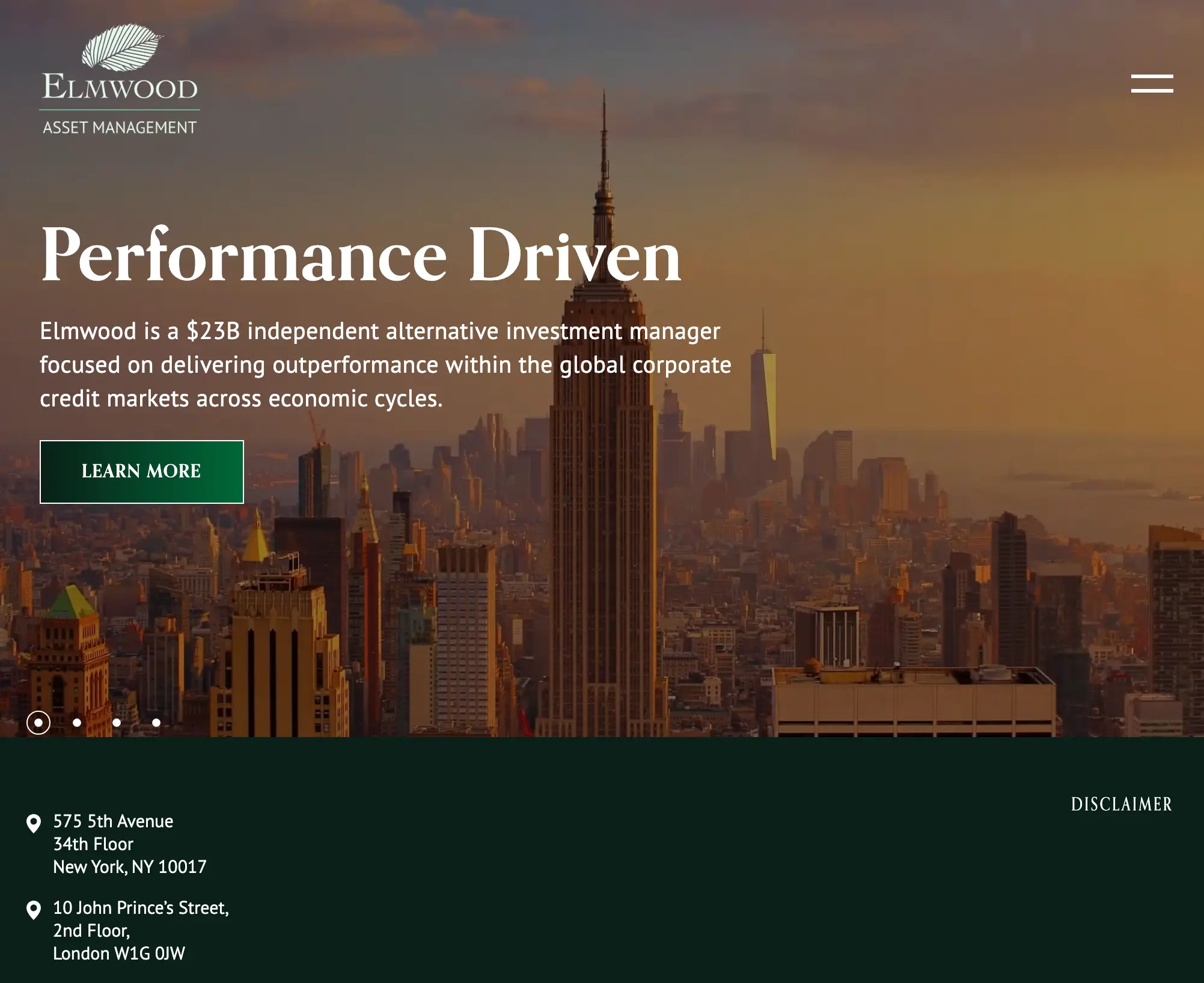 Elmwood Asset Management London address listing