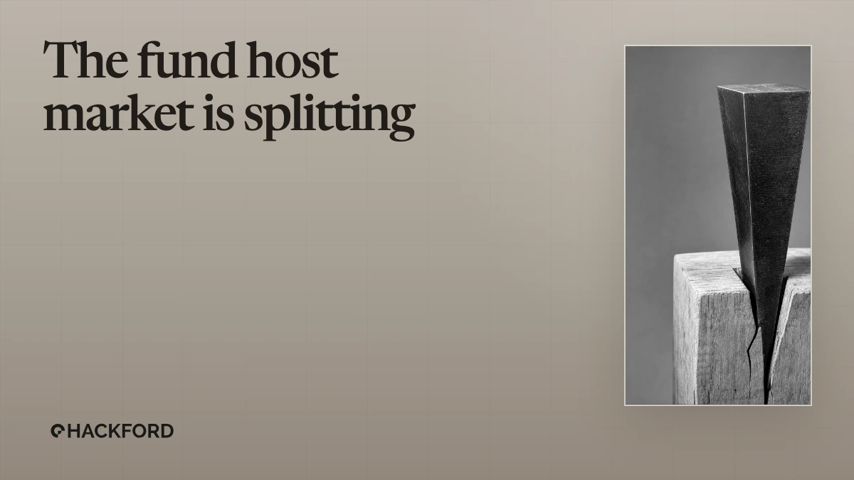 The fund host market is splitting