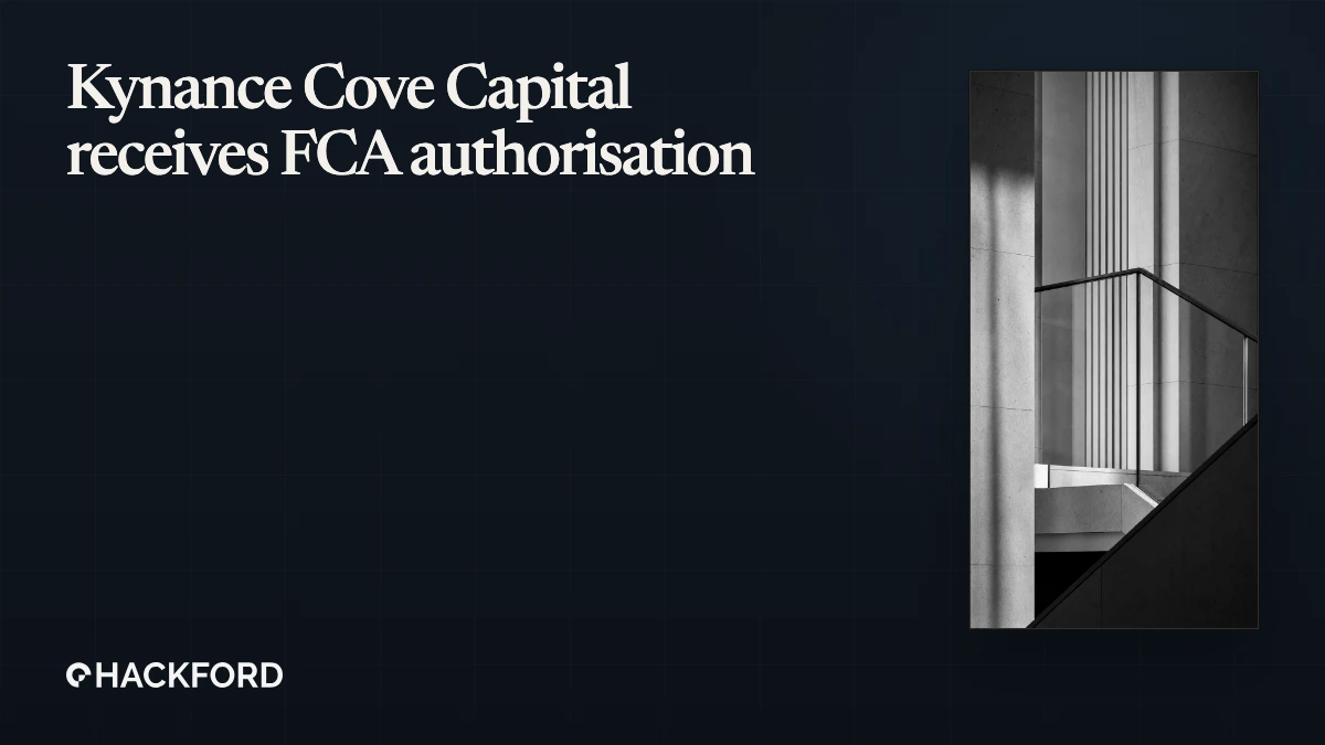 Hedge fund Kynance Cove Capital receives FCA authorisation