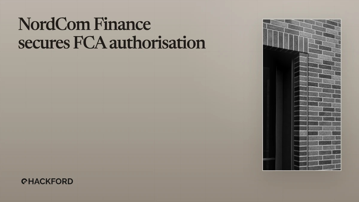 NordCom Finance secures FCA authorisation to support SME funding across the UK
