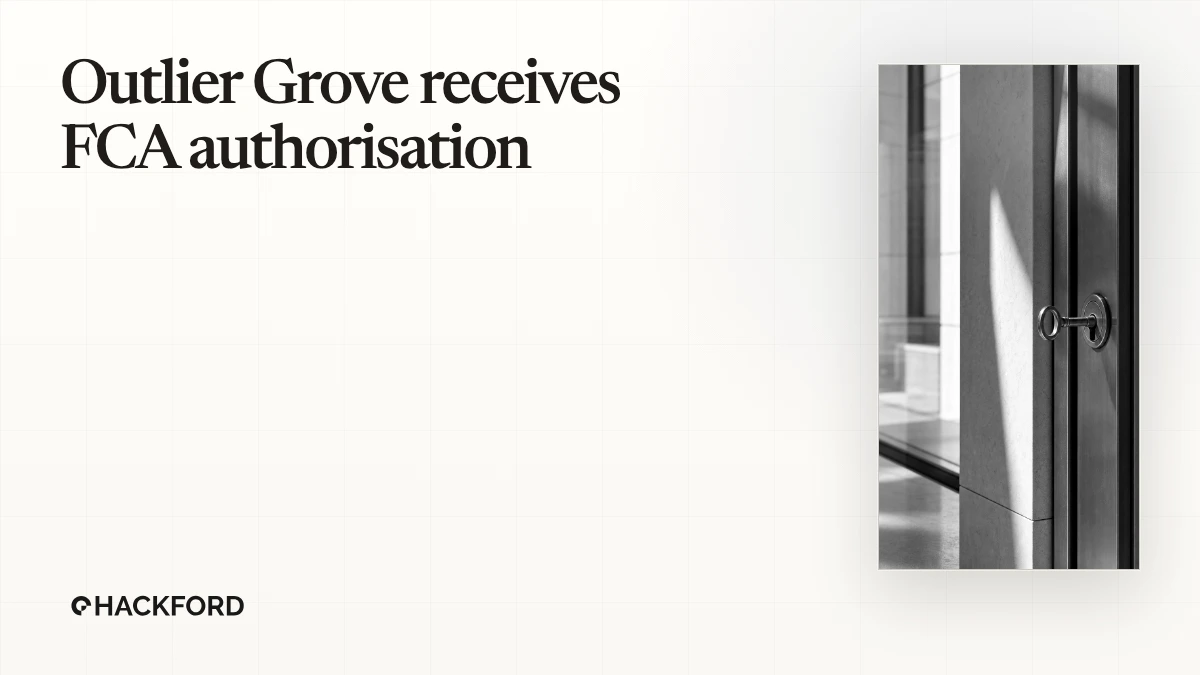 Outlier Grove receives direct FCA authorisation